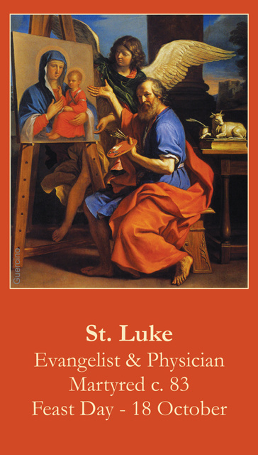 St. Luke Prayer Card